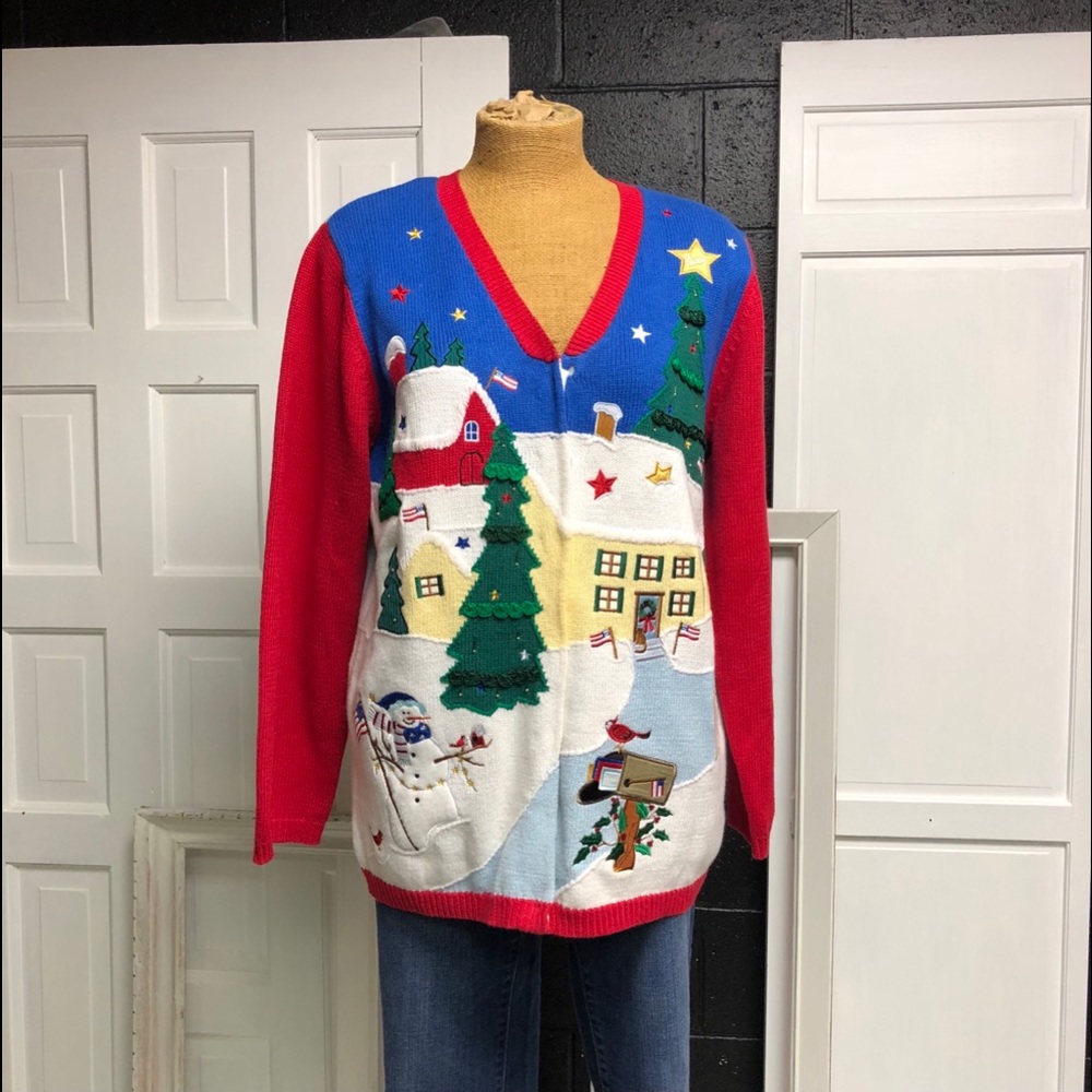 Quicker Factory Christmas Sweater